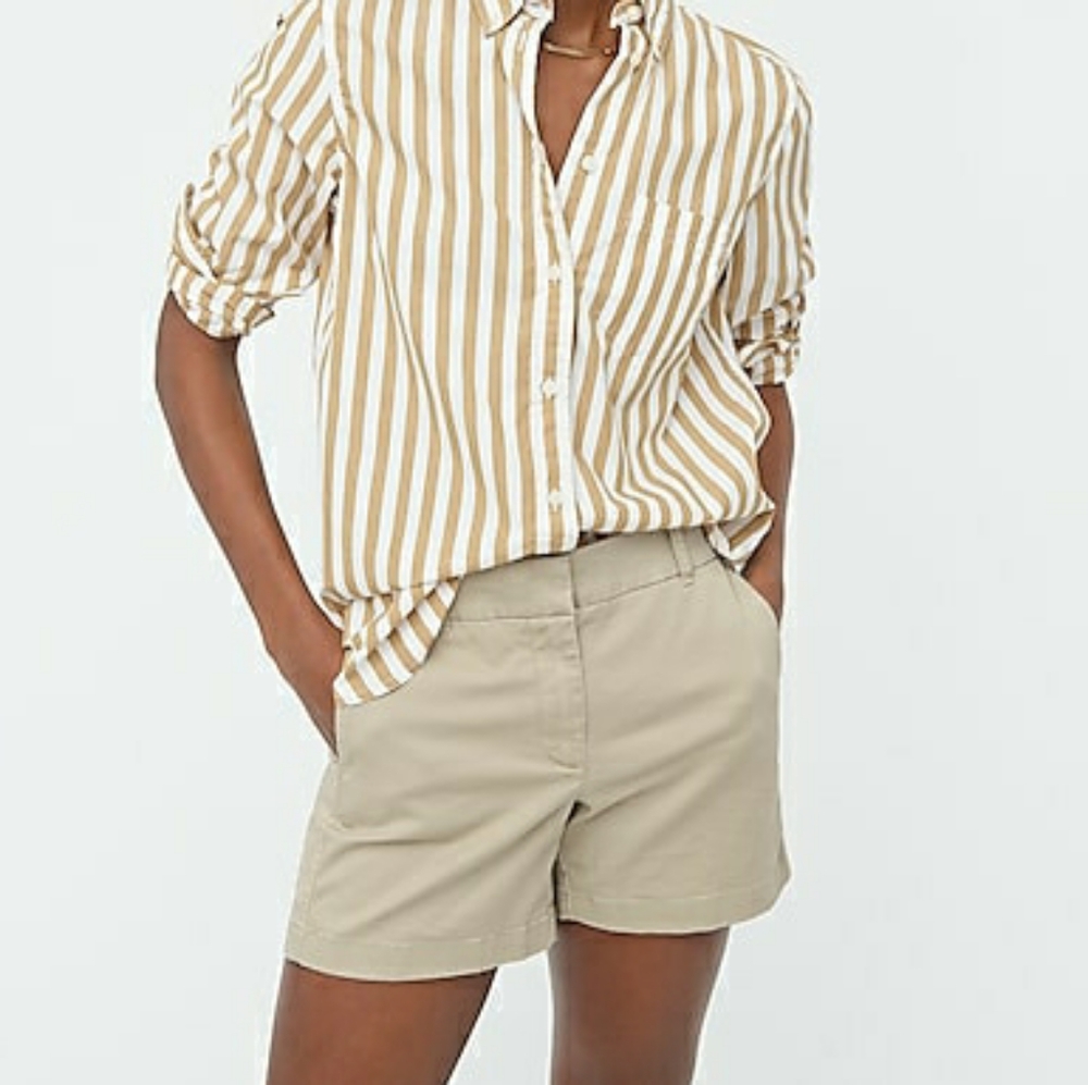 J Crew Khaki Chino Shorts 5 Inch